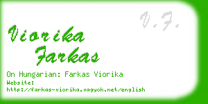 viorika farkas business card